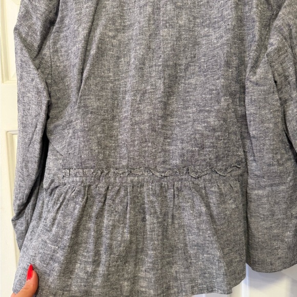 New York & Company Women's Heather Gray Blazer - Picture 4 of 4